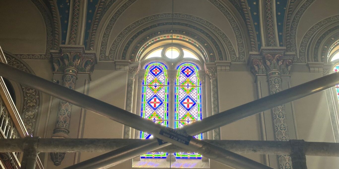 Restauración primeras vidrieras